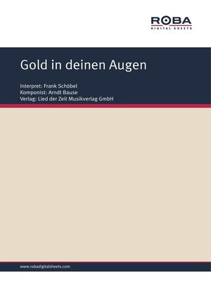 cover image of Gold in deinen Augen